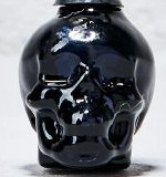 Glaspfeife Totenkopf