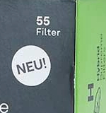 Hybrid Supreme Aktivkohlefilter aus Zellulose 55 Stück