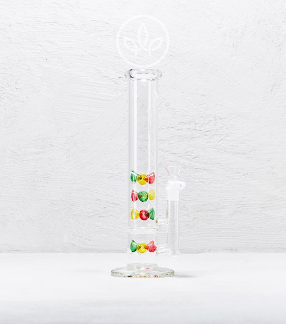 Glas Eis Honeycomb Bong 30cm