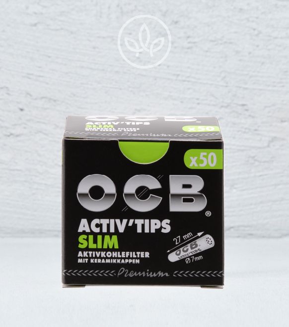 Filter Slim Activ Tips Aktivkohle 7mm