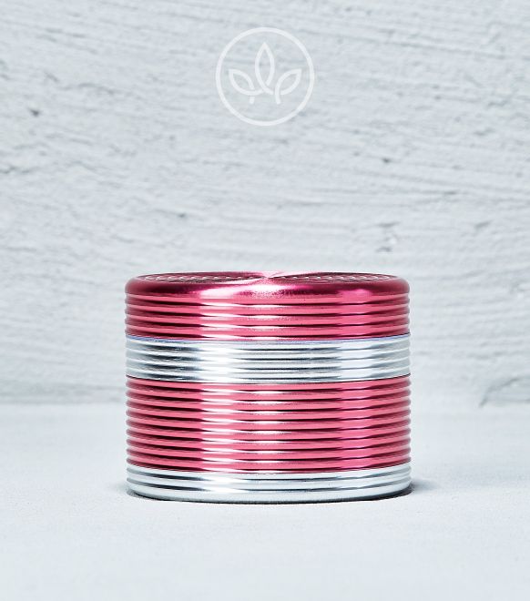 Metal Grinder Riffel 63mm 4-teilig, Pink