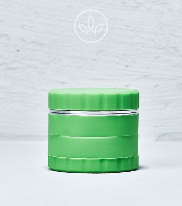 Silikon Grinder Basic 63mm 4-teilig, Grün
