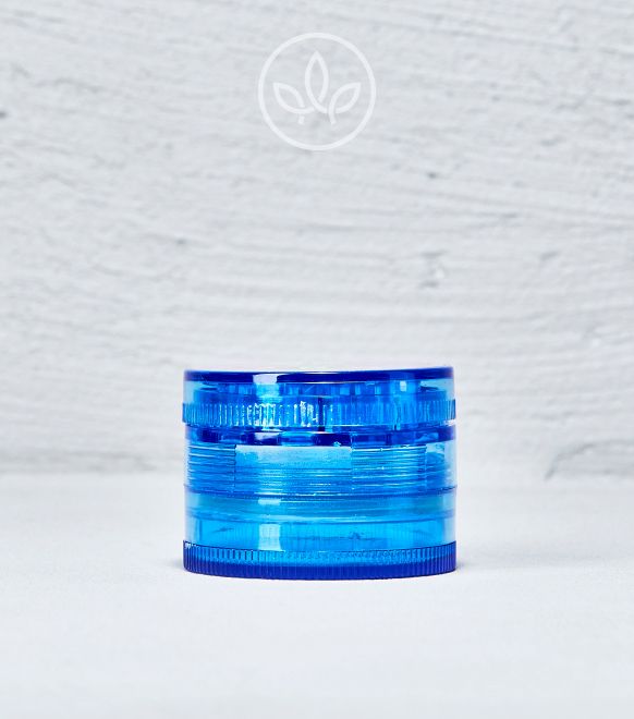 Plastik Grinder Mr Skunk 50mm 4-teilig, Blau | Motiv 1