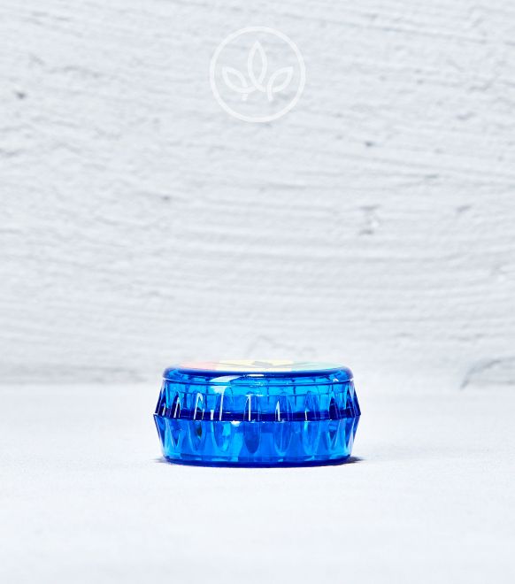 Plastik Grinder Weed 48mm 3-teilig, Blau | Motiv 1