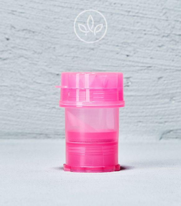 Plastik Grinder Box 40mm 4-teilig, Pink