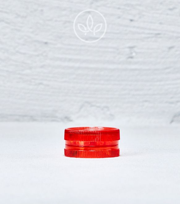 Plastik Grinder Mini 30mm 2-teilig, Rot