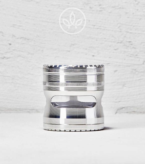 Metall Grinder Toothless Window 63mm, Silber