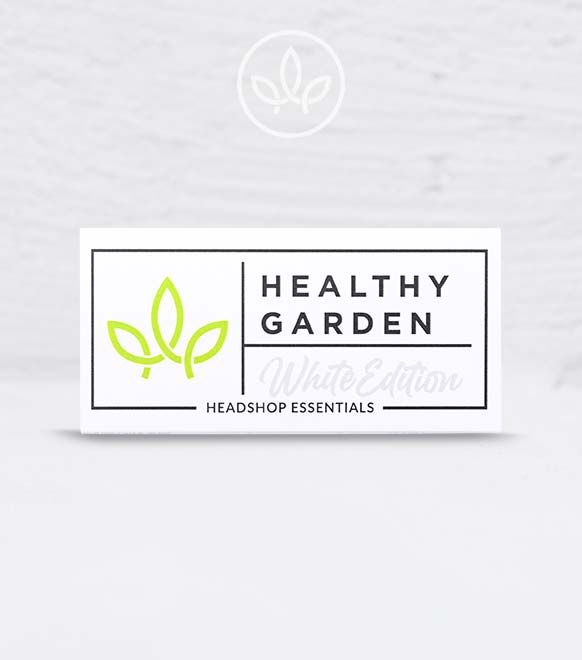 Papier und Tips gefärbt Kingsize, Weiß