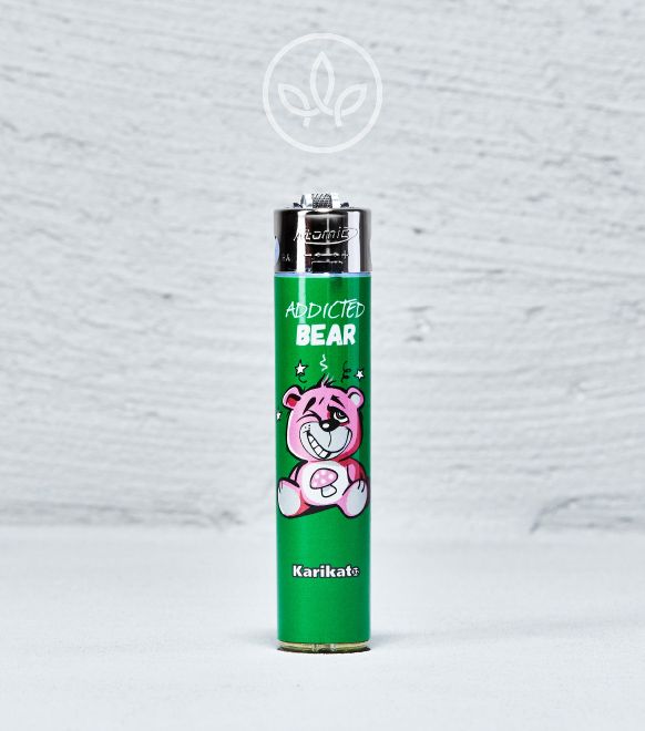 Joint Feuerzeug Addicted Bear