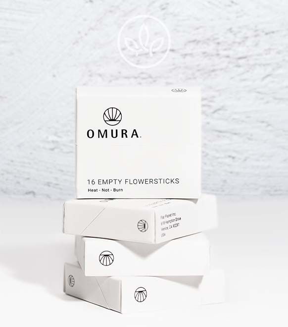 Leere Flowersticks für Omura 16 Stück