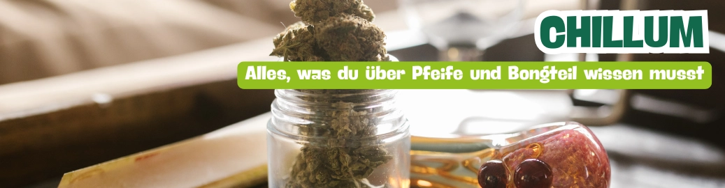 Symbolbild zum Thema Chillum Pfeife und Bongteil
