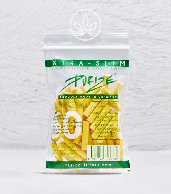 Aktivkohlefilter Xtra Slim Size Gelb 6mm