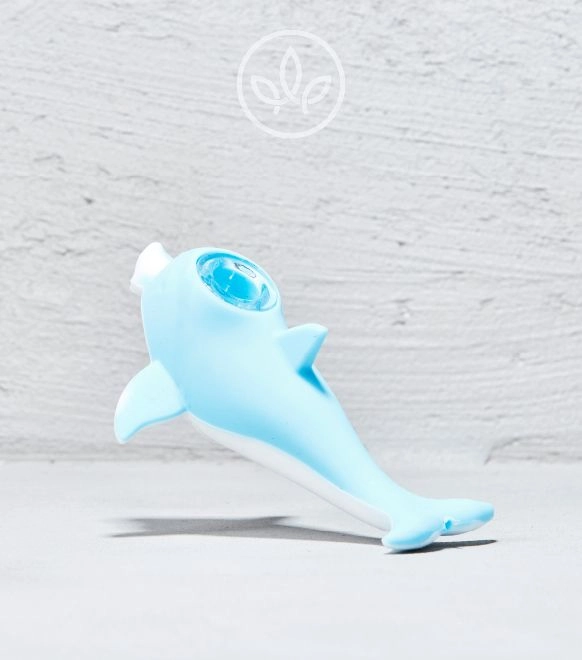 BHO Silikonpfeife Delfin, Türkis