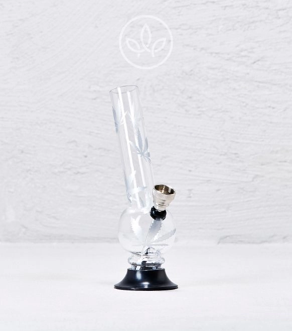 Mini Acryl Bong 15cm, Transparent