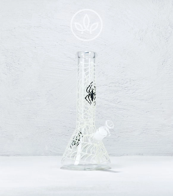 Glasbong Eis Spider 26cm 5,5mm Glas
