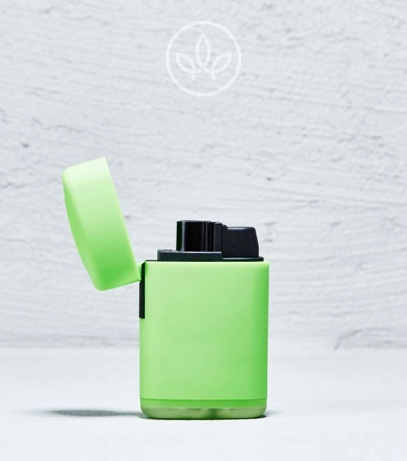 Bongfeuerzeug 1 Flamme, Grün