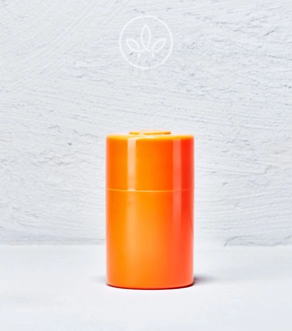 Vakuum Cannabis Aufbewahrung Plastik, Orange