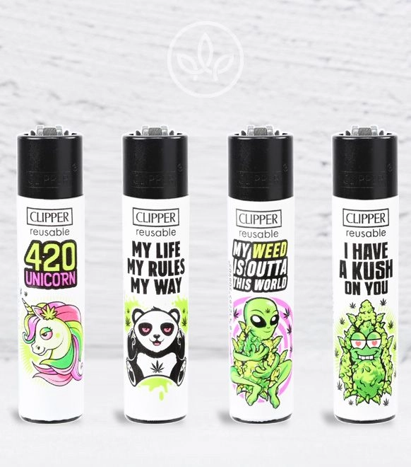 Clipper-Feuerzeug 420 Mix 4 ,komplette Motivreihe
