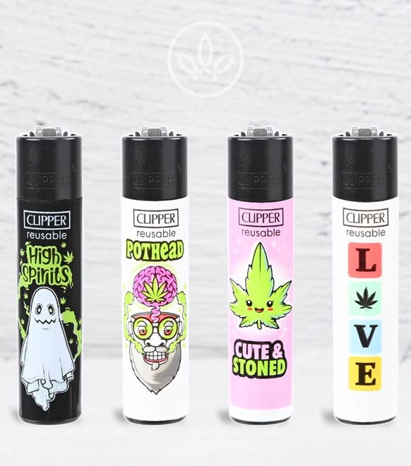 Clipper-Feuerzeug 420 Mix 5, komplette Motivreihe