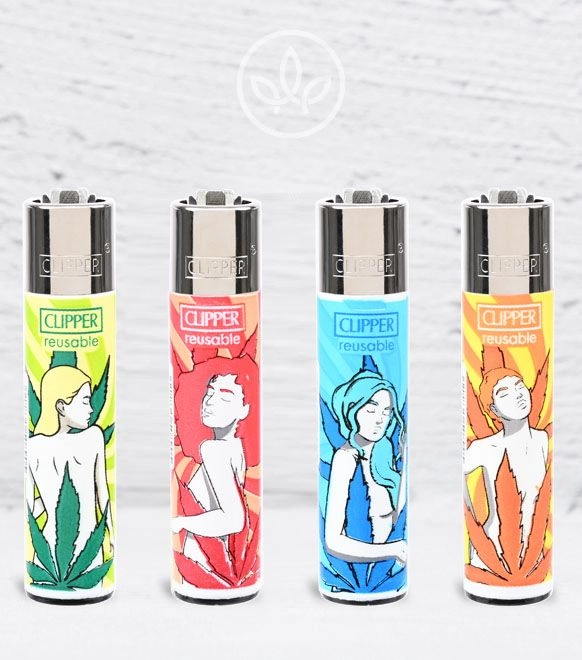 Clipper-Feuerzeug Miss Mary Jane, komplette Motivreihe