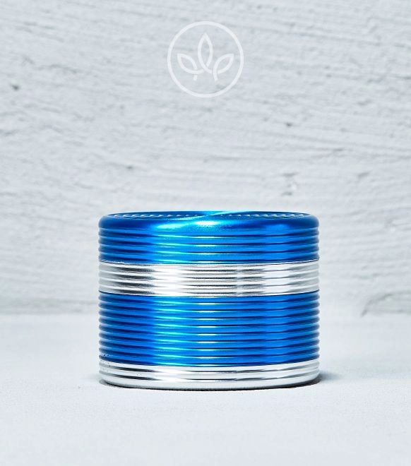 Metal Grinder Riffel 63mm 4-teilig, Blau