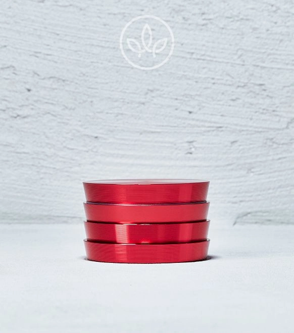 Metal Grinder Stage 62mm 4-teilig, Rot