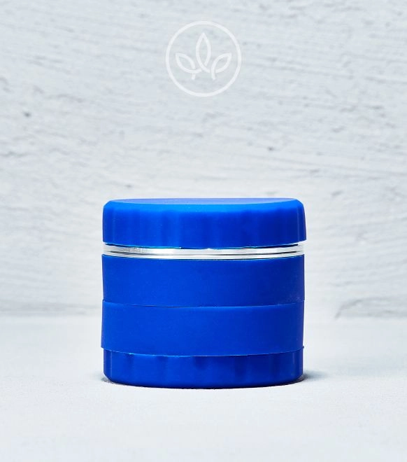 Silikon Grinder Basic 63mm 4-teilig, Blau