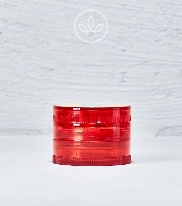 Plastik Grinder Mr Skunk 50mm 4-teilig, Rot | Motiv 1