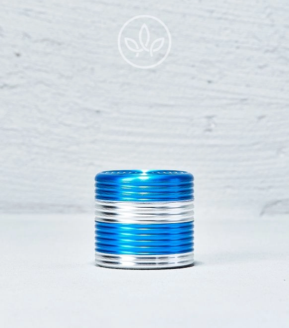 Metal Grinder Riffel 40mm 4-teilig, Blau