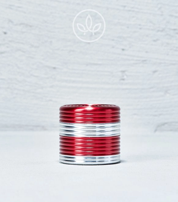 Metal Grinder Riffel 40mm 4-teilig, Rot