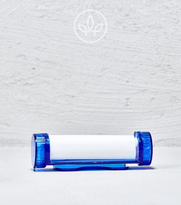 Joint Rollmaschine 7cm mit Grinder Plastik, Blau