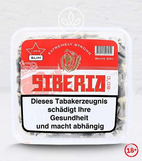 Kautabak -80° Red Strong White Dry Slim 500g Box