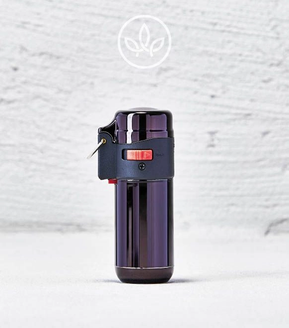 Survival 1er Jet Feuerzeug Chrom, Schwarz